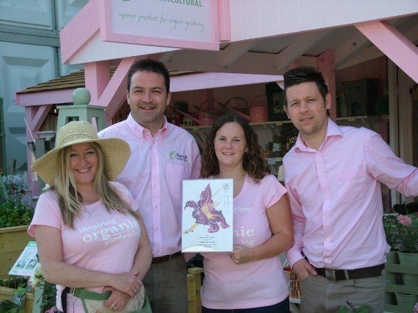 Maria McNevin attending the Harrod Horticultural Stand at the Chelsea Flower Show, Kensington, London
