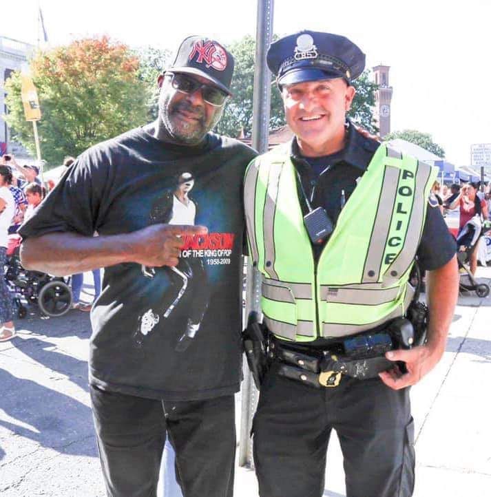 DiGiovancarlo at a parade