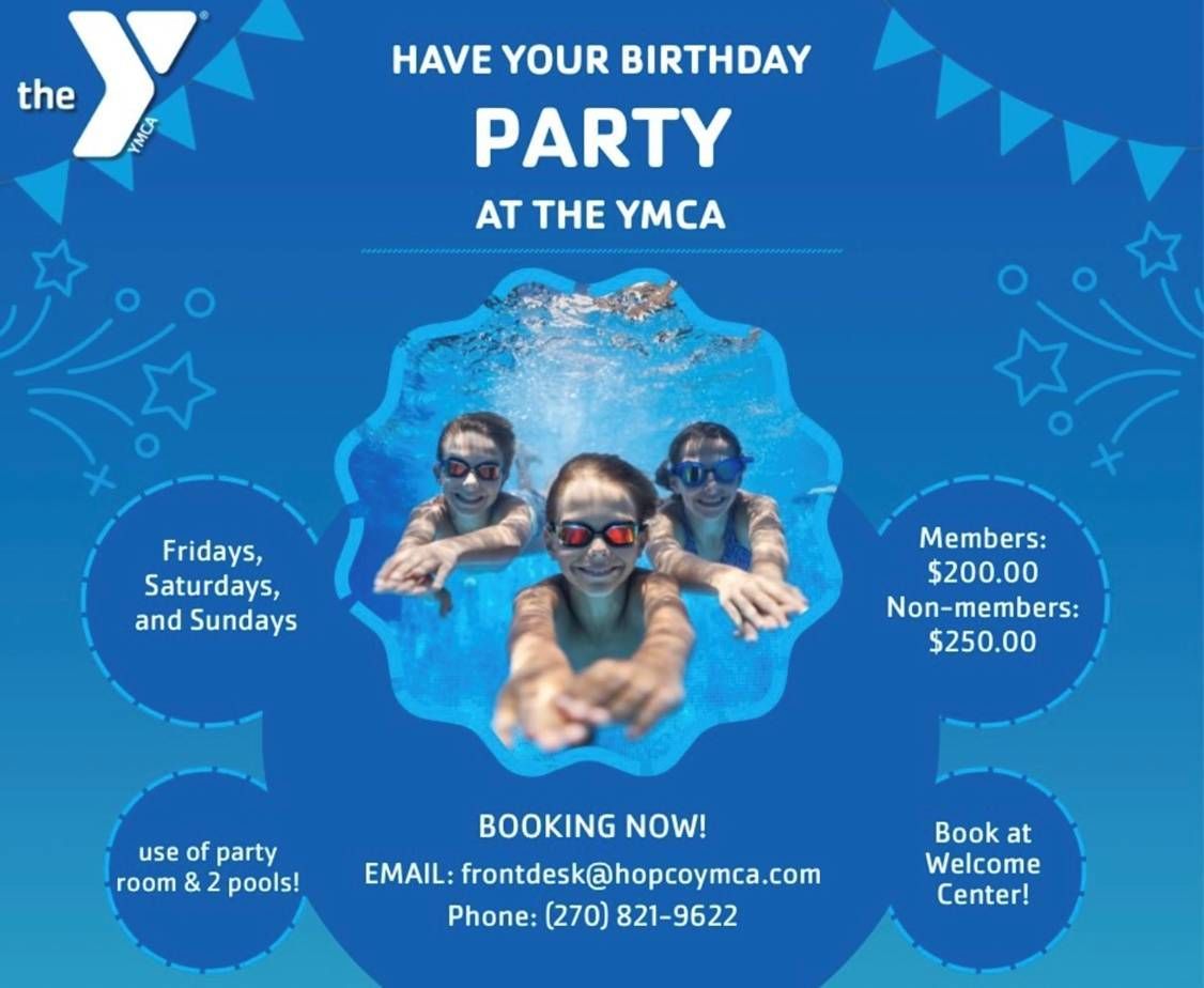 Have Your Birthday Party at the YMCA