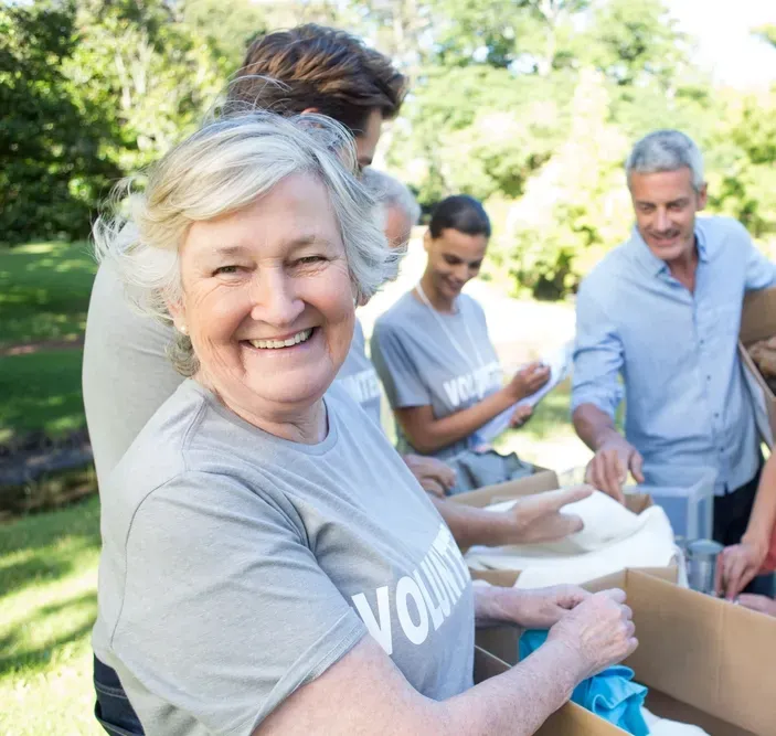 An Elderly Lady Participating in a Volunteer Group — Ani's Care Pty Ltd In Millner, NT