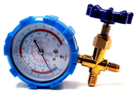 Blue Pressure Meter