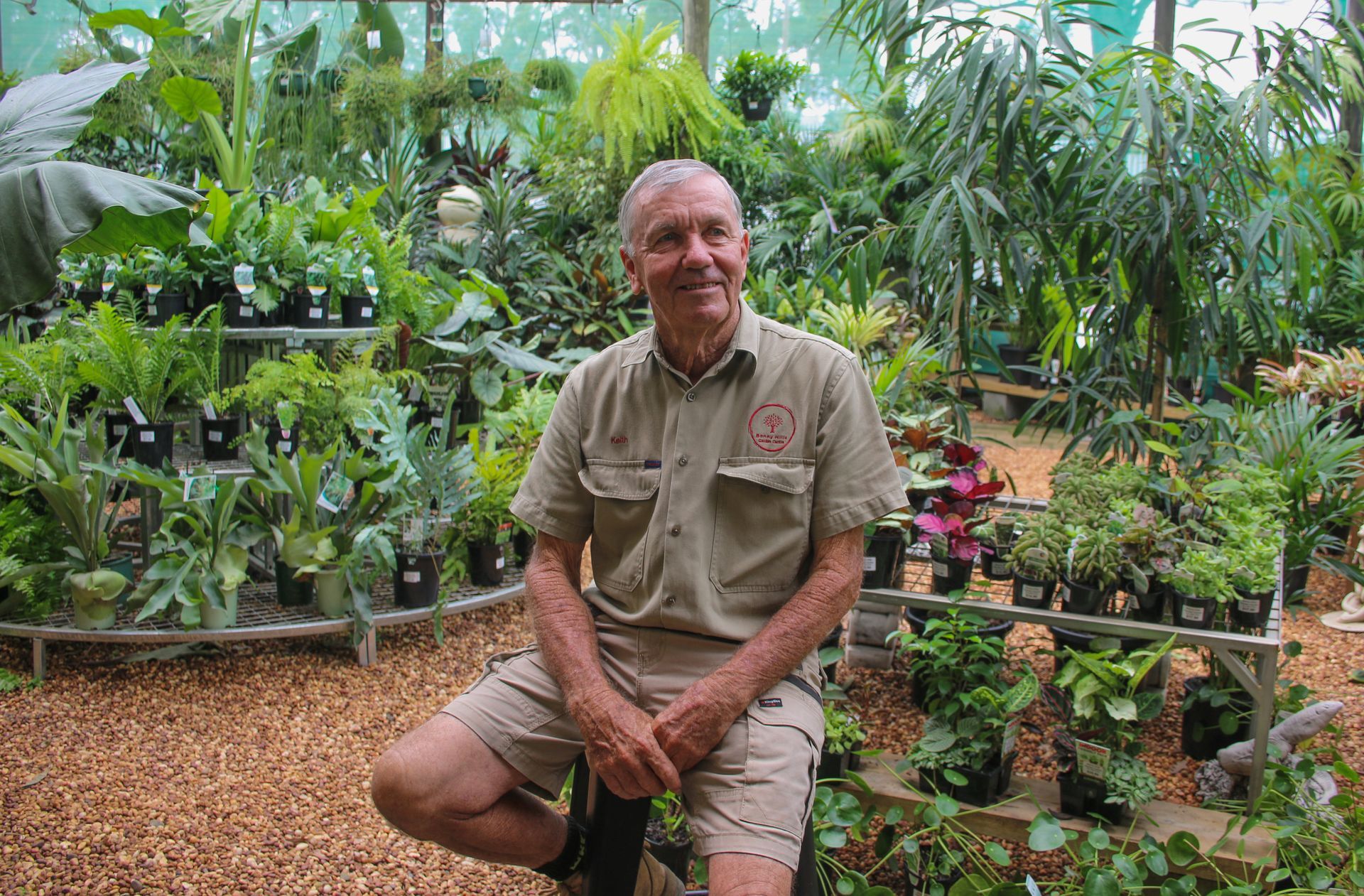 Business owner of Bonny Hills Garden Centre