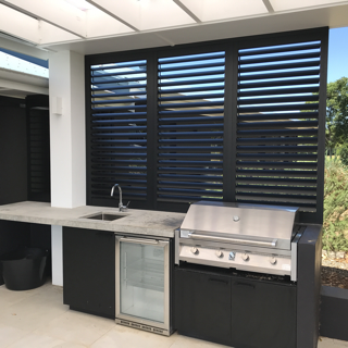 Silver Aluminum Louver — BlindDESIGN In Mullumbimby