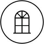 Double glazing door icon
