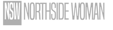 A logo for nsw north side woman is shown in black and white