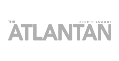 The logo for the atlantan modern luxury magazine.