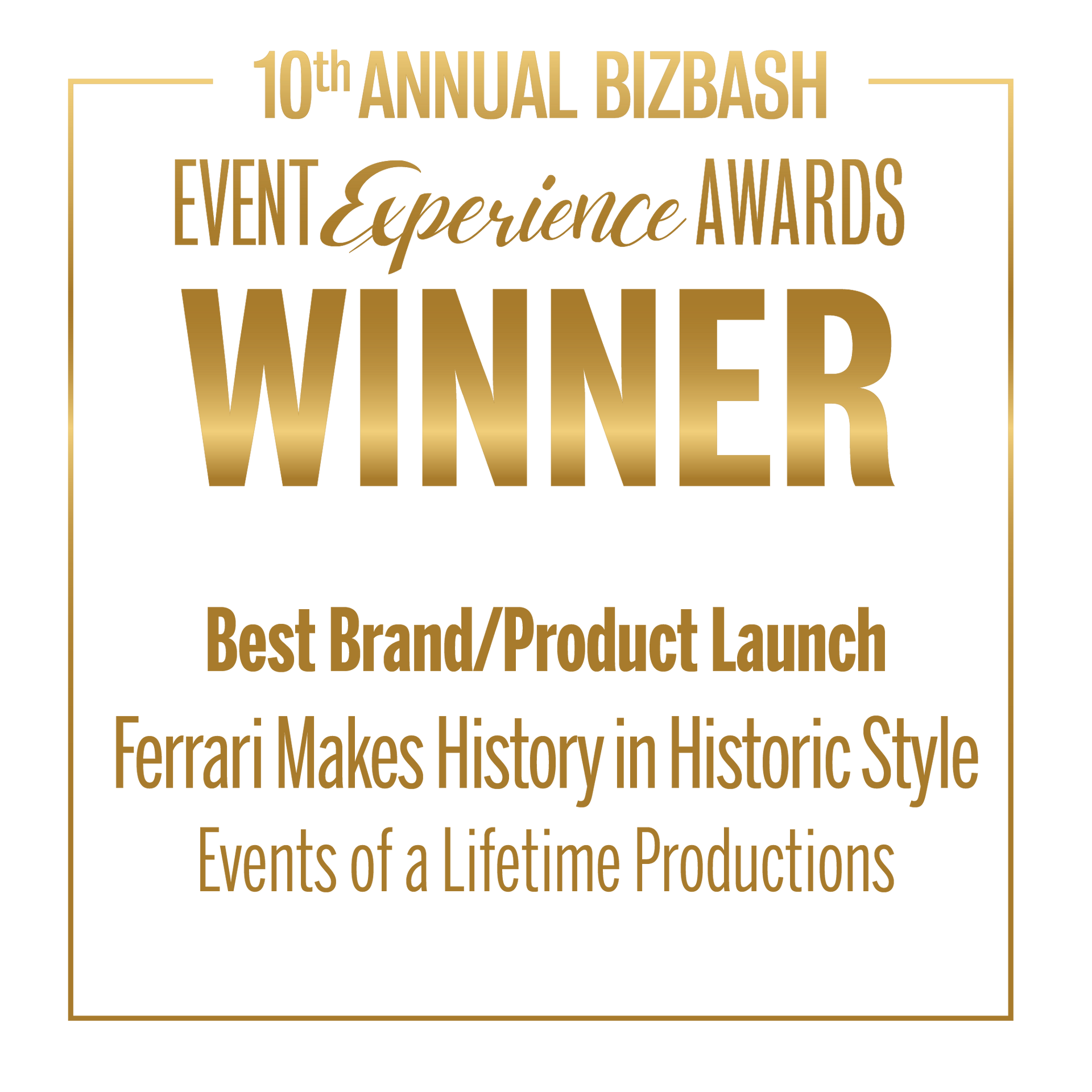 Biz Bash Award Winner Logo