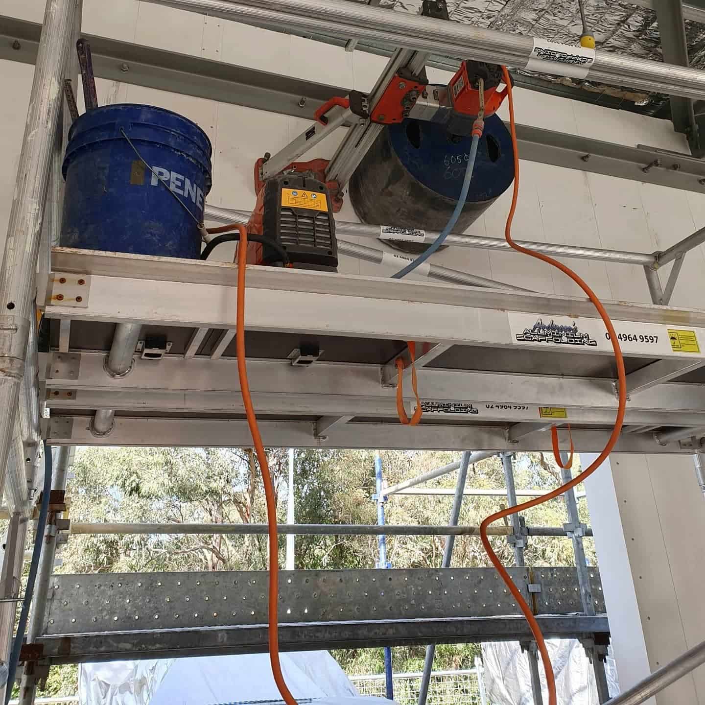 Drilling Wall for Window Opening — Hyper Cut & Drill in Swansea, NSW