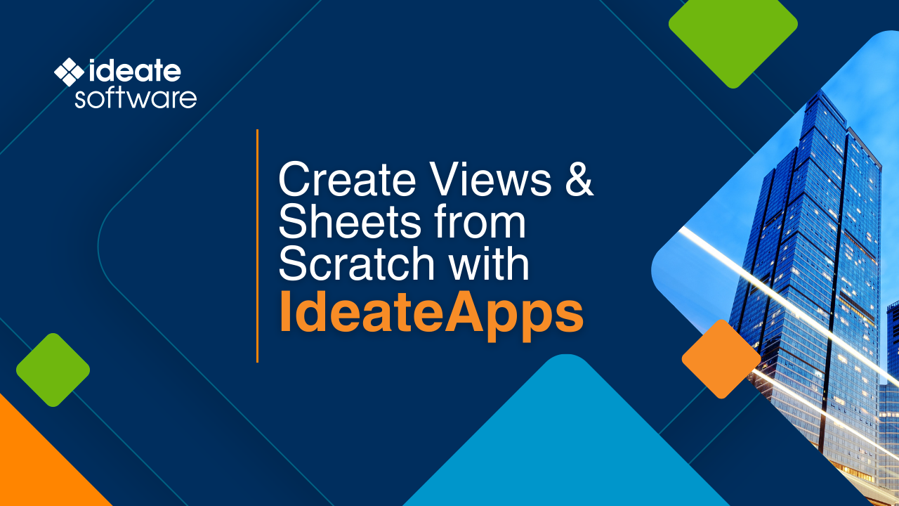 Create Views and Sheets From Scratch