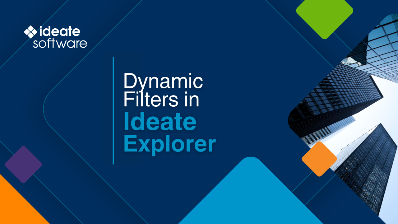 Dynamic Filters in Ideate Explorer