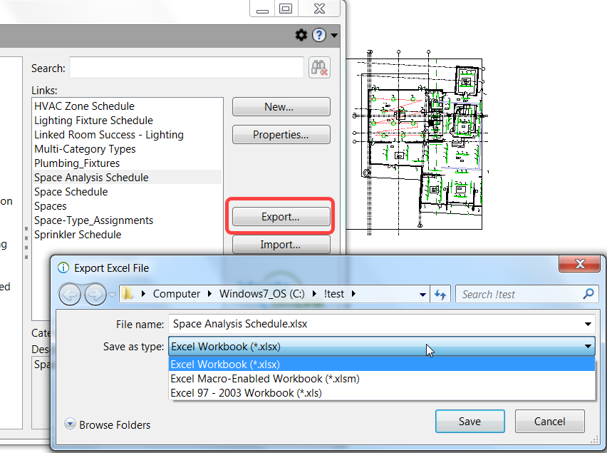 Export to Excel with Ideate BIMLink for Revit