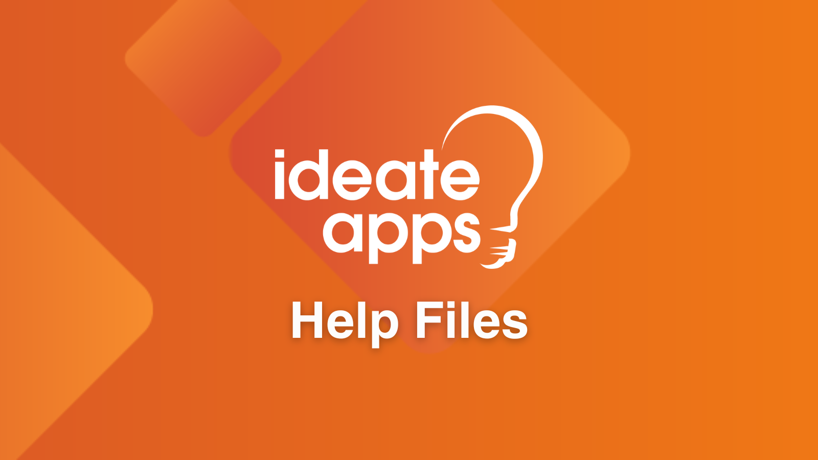 Help Files: IdeateApps for Revit