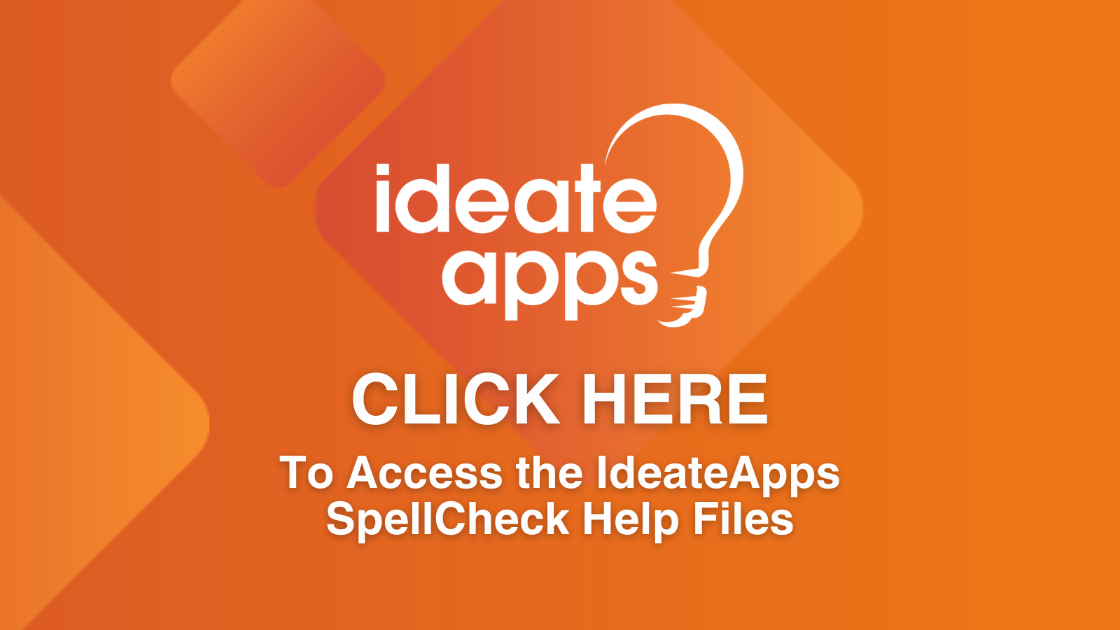 Introduction to IdeateApps SpellCheck