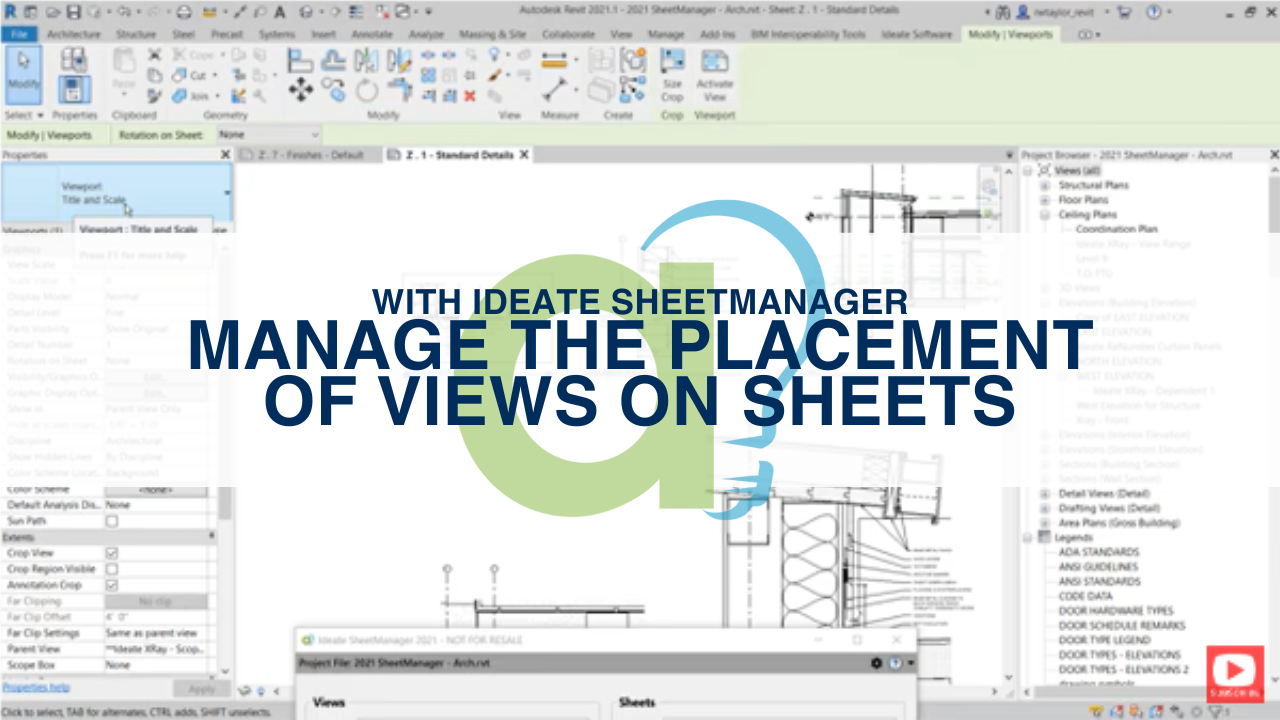 Manage the Placement of Views on Sheets in Revit