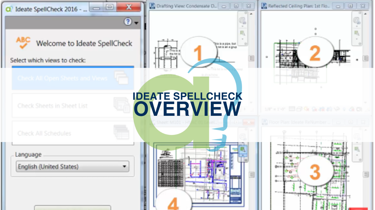 Ideate SpellCheck for Revit Overview