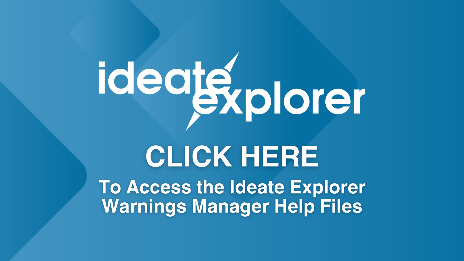 Introduction to Ideate Explorer Warnings Manager
