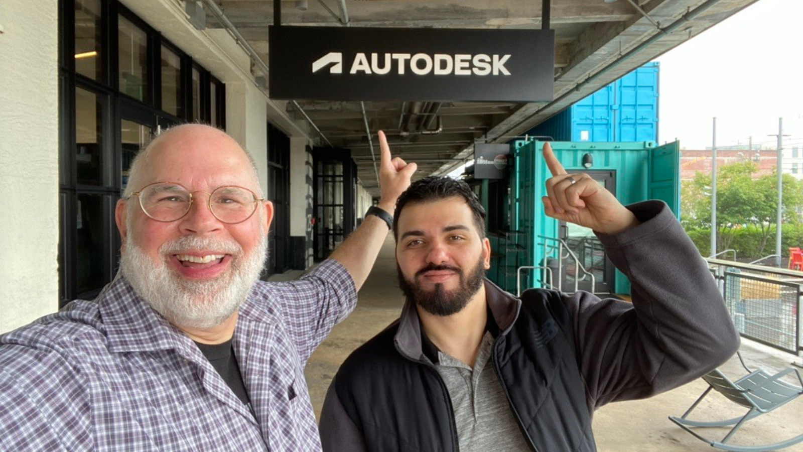 Richard and Rami on the Road in Boston