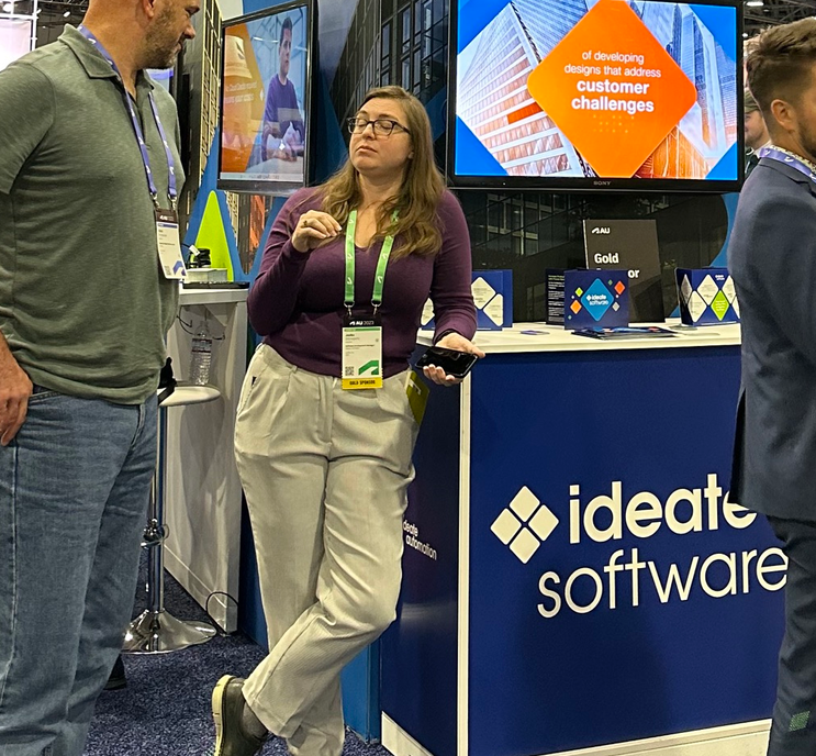 Ideate Software Booth at AU 2023