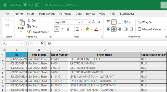 Once complete, export the information to Excel and open the Excel file to reveal the results: