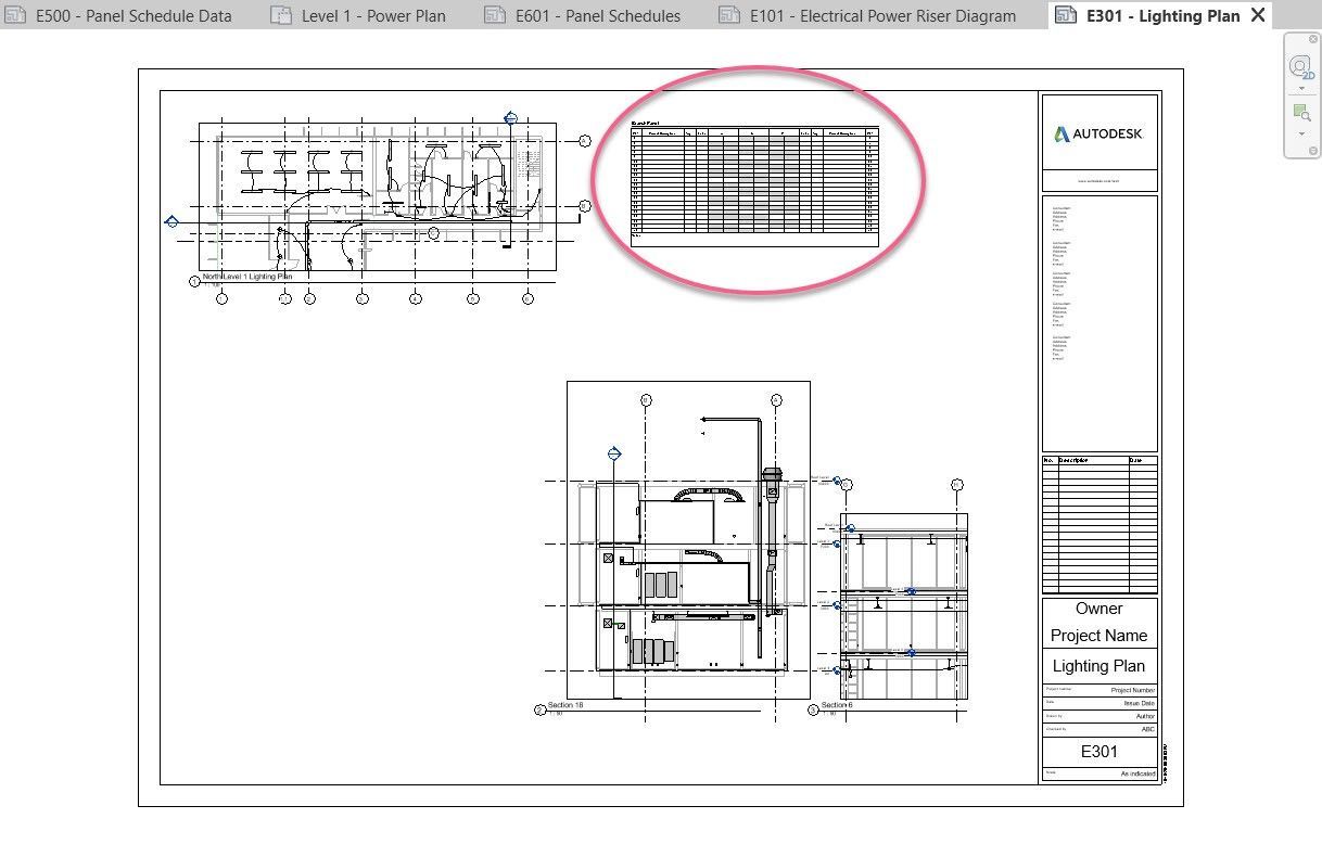 Non-BIM panel schedules created within Excel can easily be integrated onto a Revit drawing sheet using Ideate Sticky.