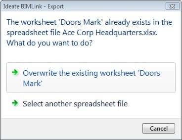 Export Revit Schedule to an Existing Excel File