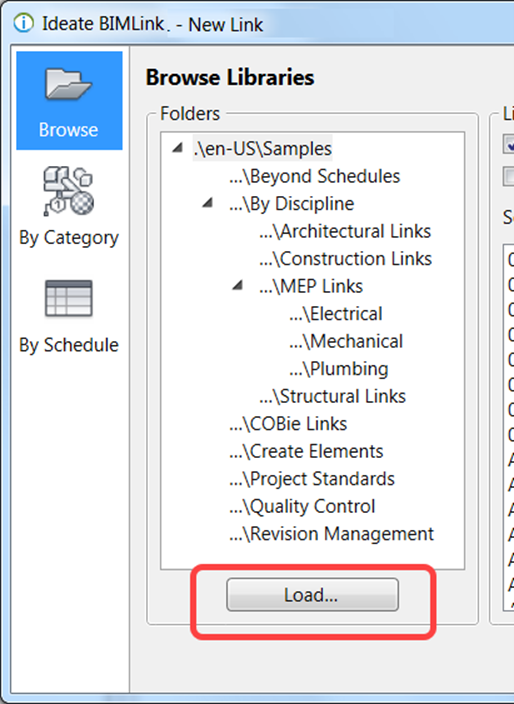 How to Load Links Definitions with Ideate BIMLink