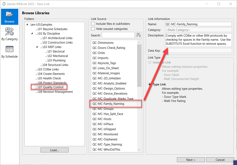 Renaming Revit Families with Ideate BIMLink