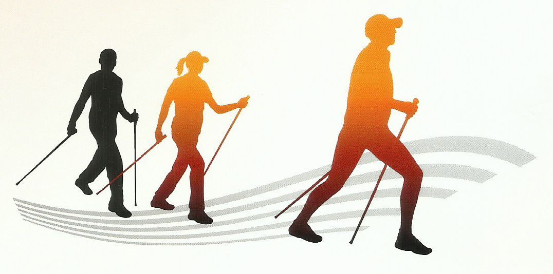 graphic of Nordic Walkers