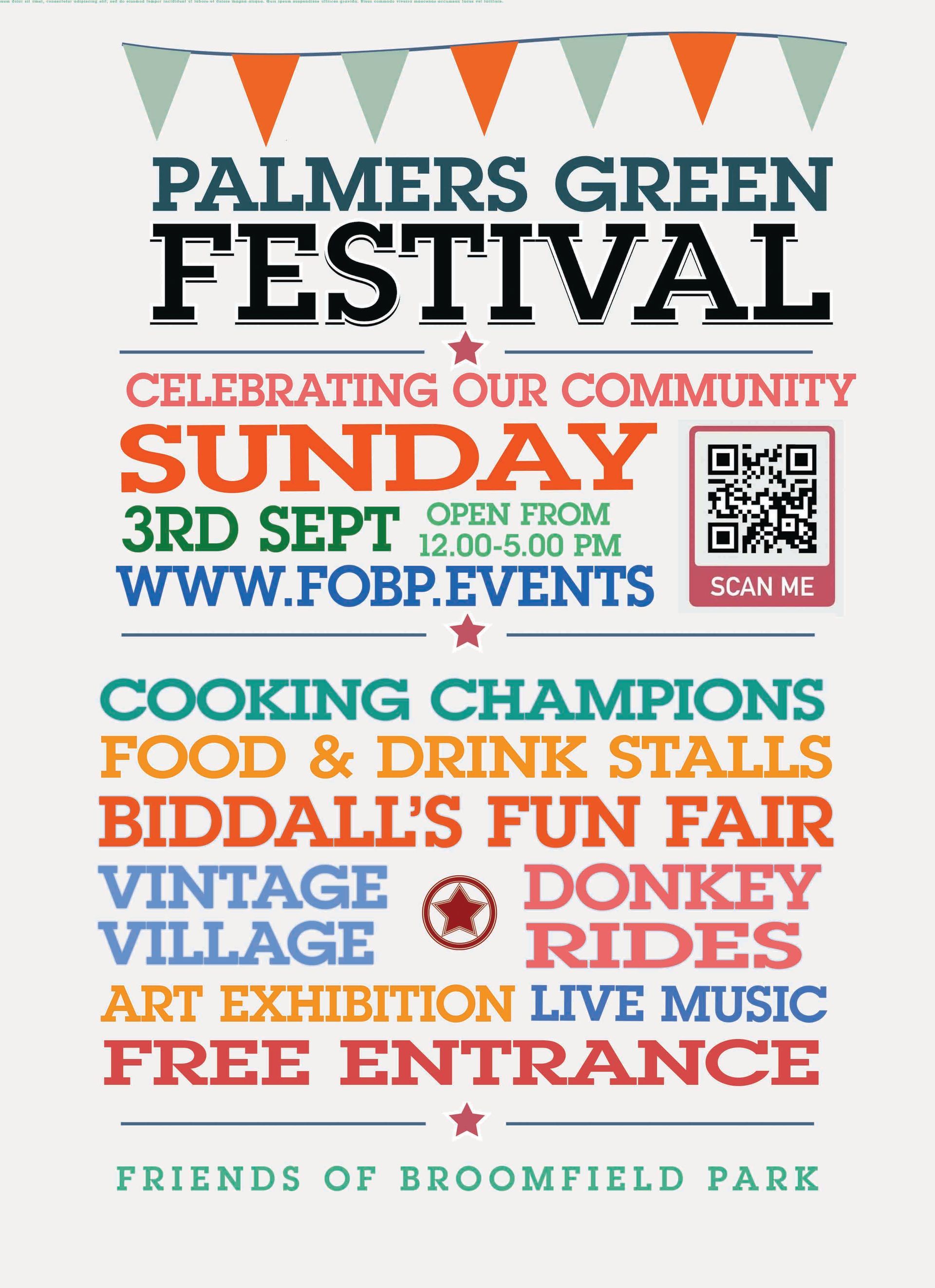 Palmers Green Festival returns to Broomfield Park