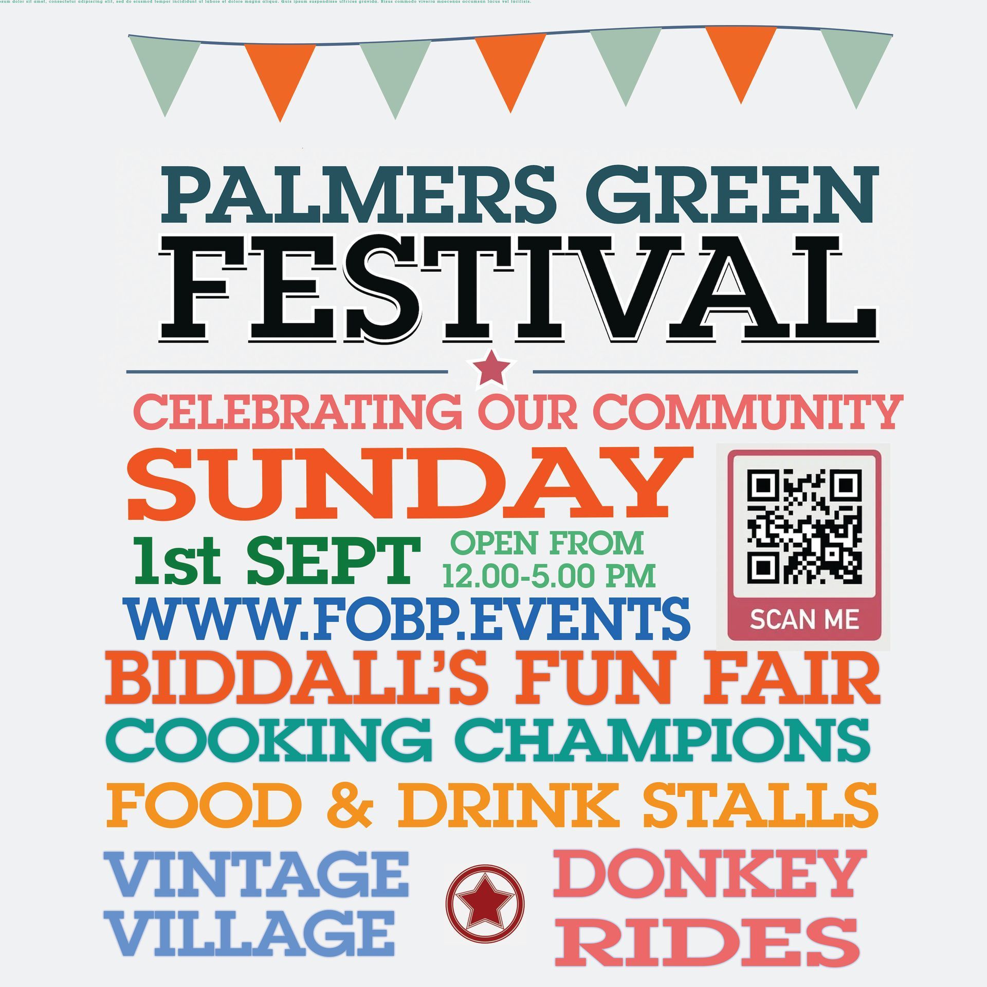 Palmers green festival celebrating our community sunday 1st sept