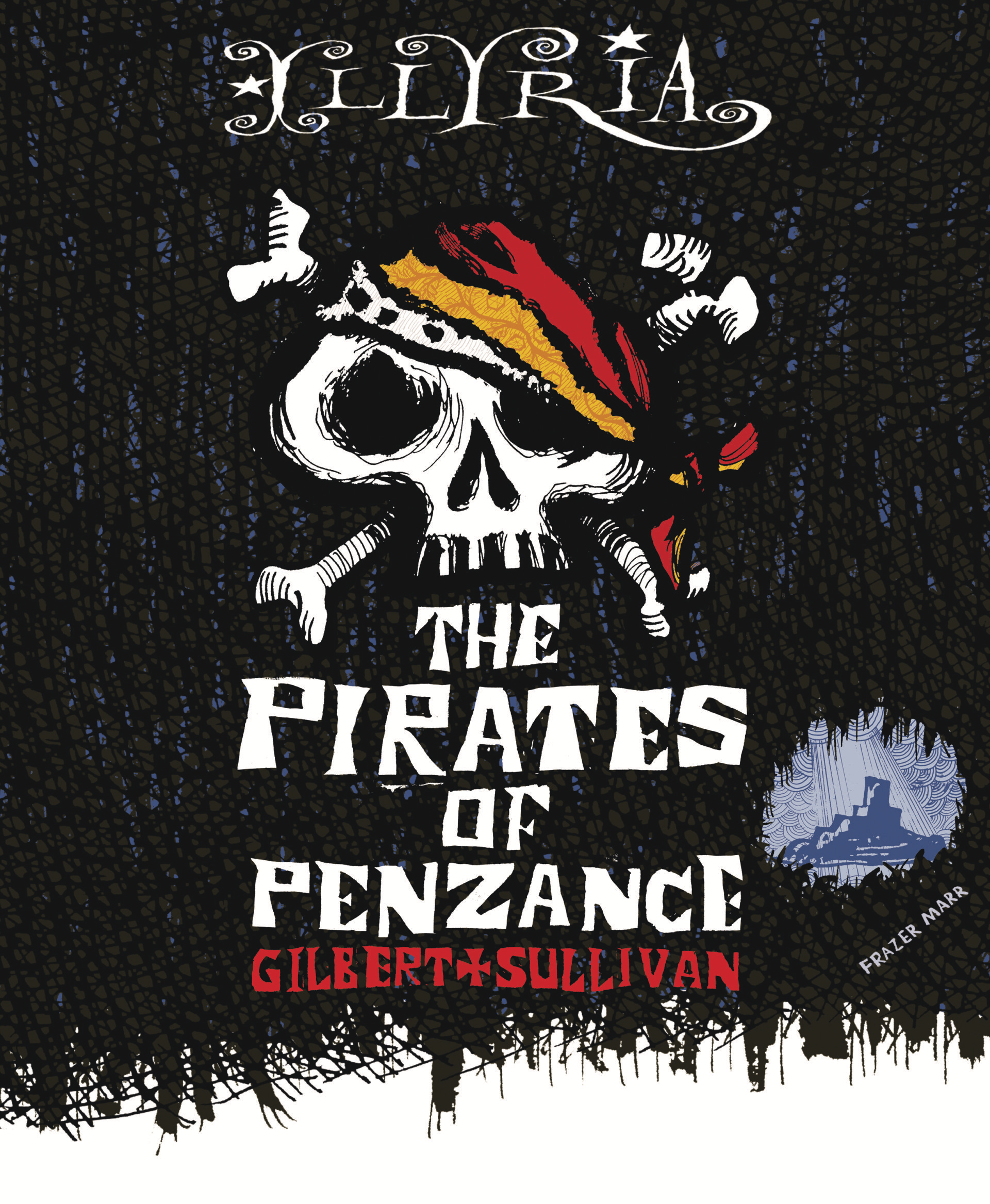 A book called the pirates of penzance by gilbert sullivan