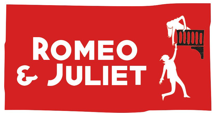 A red sign that says romeo and juliet on it
