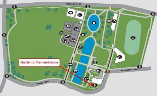 Map: Garden of Remembrance