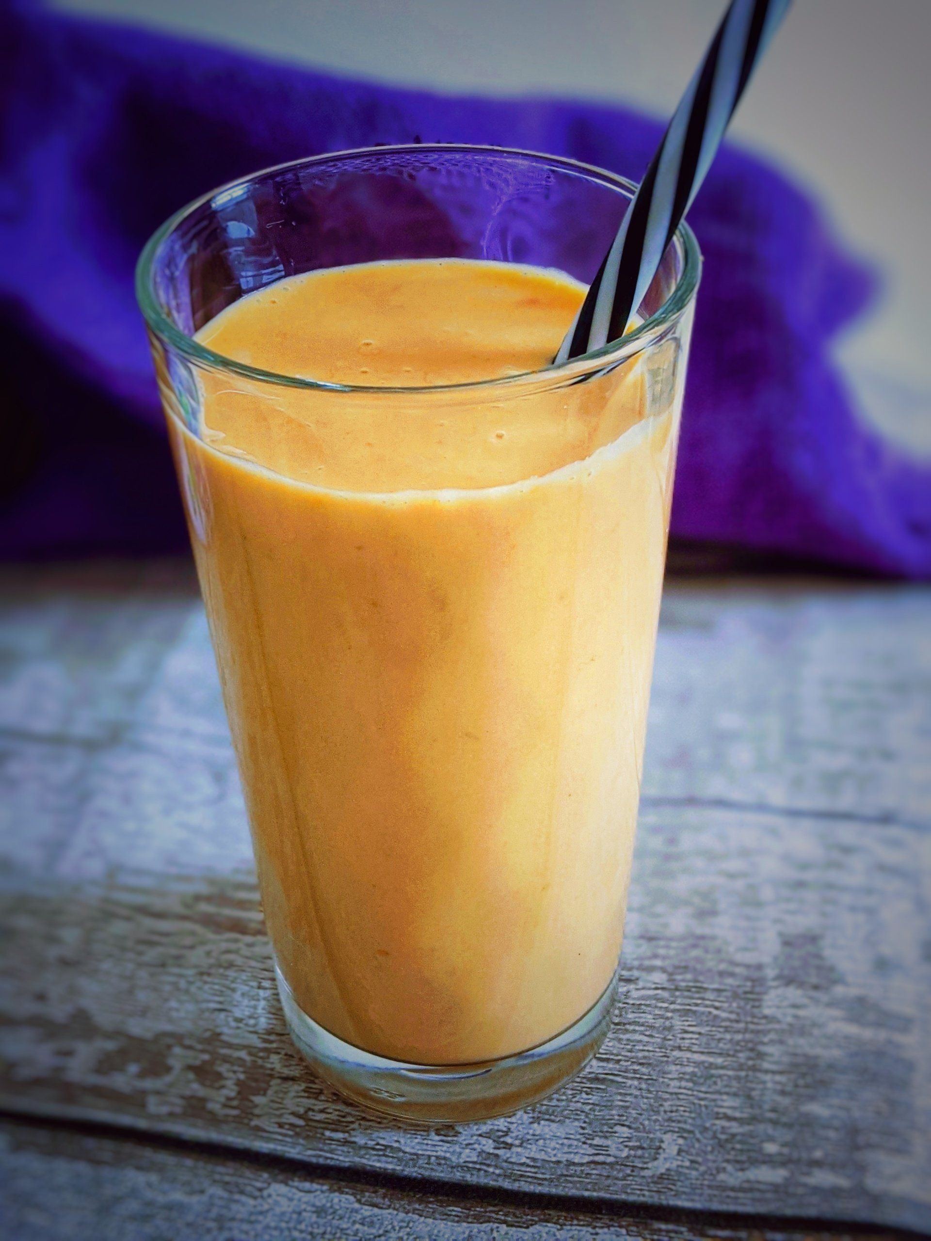 Mango and Turmeric Protein Smoothie (vegan, gluten free, wheat free and refined sugar free)