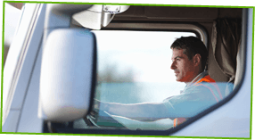 Driver cpc courses - Belfast - Dunn Training Solutions - Man inside the truck