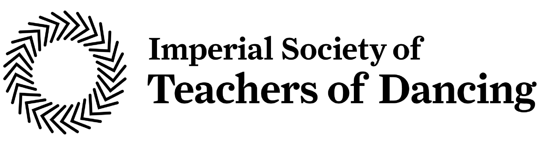 the logo for the imperial society of teachers of dancing