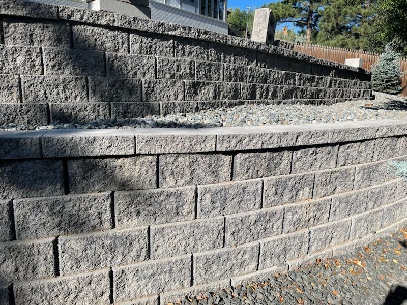 Brick Wall in Front of a House — Centennial, CO — Colorado Curbing & Landscape