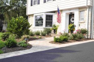 Brick Outside House With Flag — Northbrook, IL — Shelly’s Landscape 