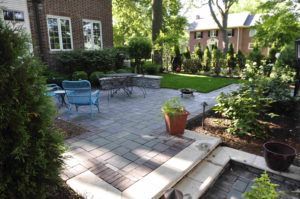 House With Brick In The Garden — Northbrook, IL — Shelly’s Landscape 