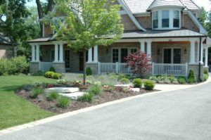 House With Brick — Northbrook, IL — Shelly’s Landscape 