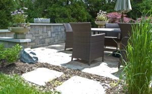 House With Brick — Northbrook, IL — Shelly’s Landscape 