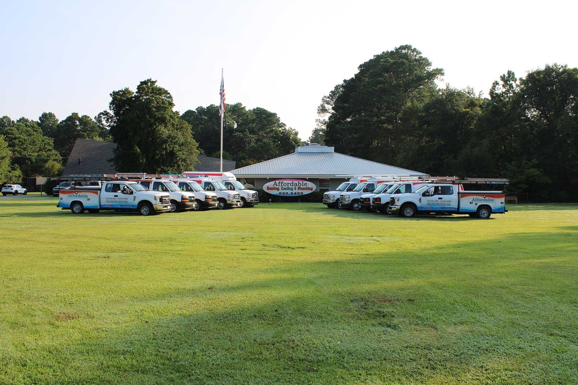 store exterior with van 14