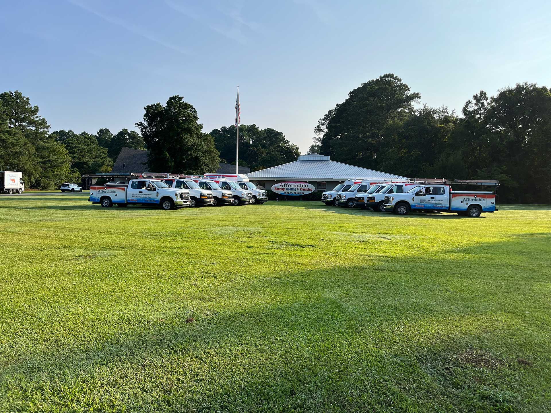 store exterior with van 23