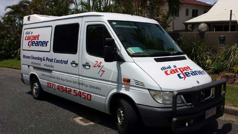 Dial a Carpet Cleaner Service Van — Dial a Carpet Cleaner in Mackay, QLD