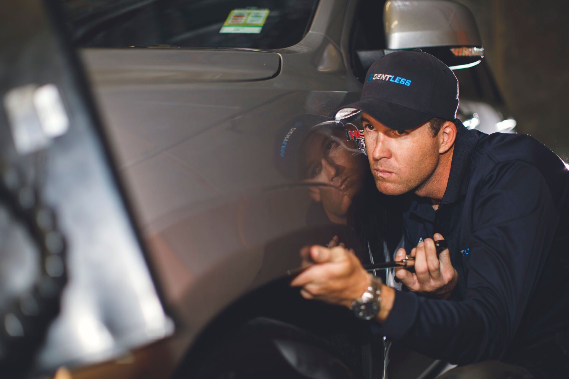 Paintless dent repair