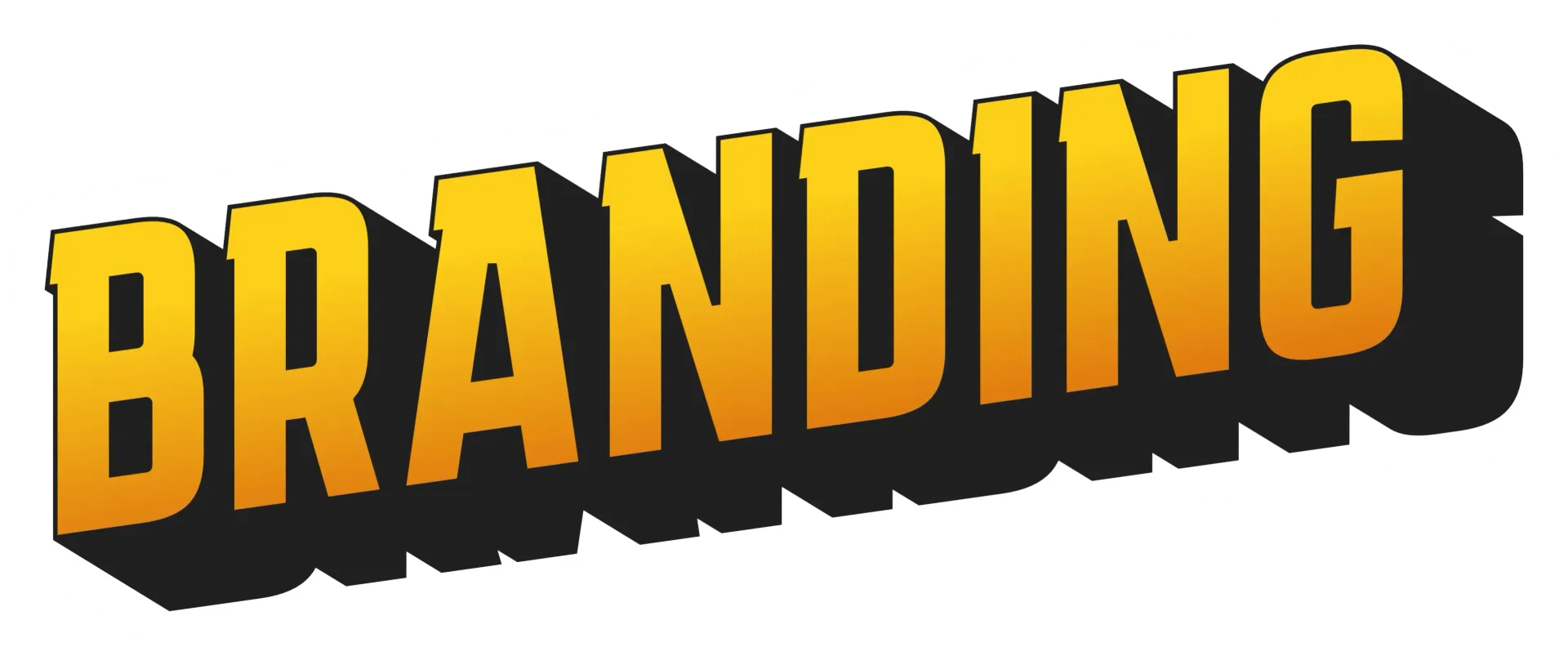 text that says BRANDING