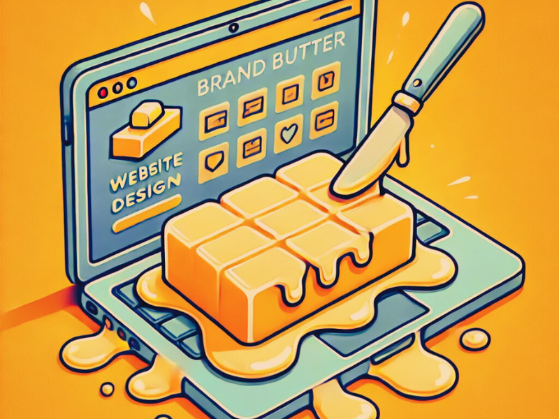 brand butter website design