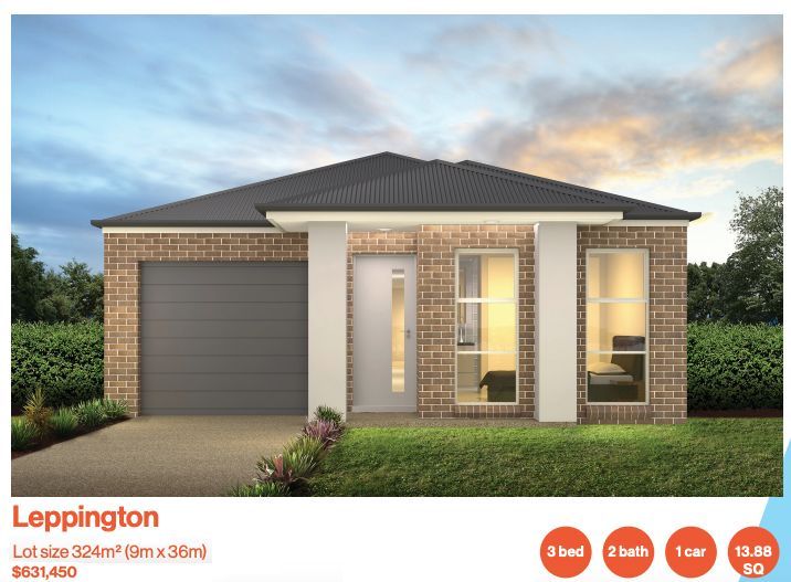 A picture of a brick house in leppington