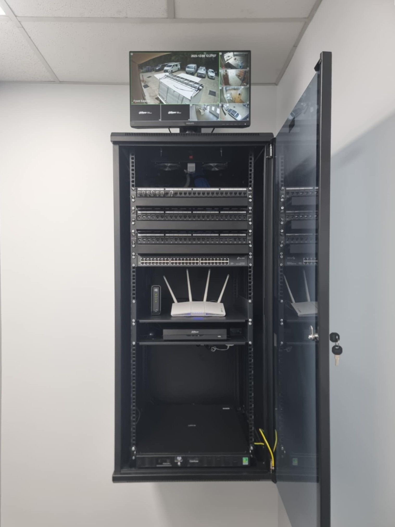 Security camera control system