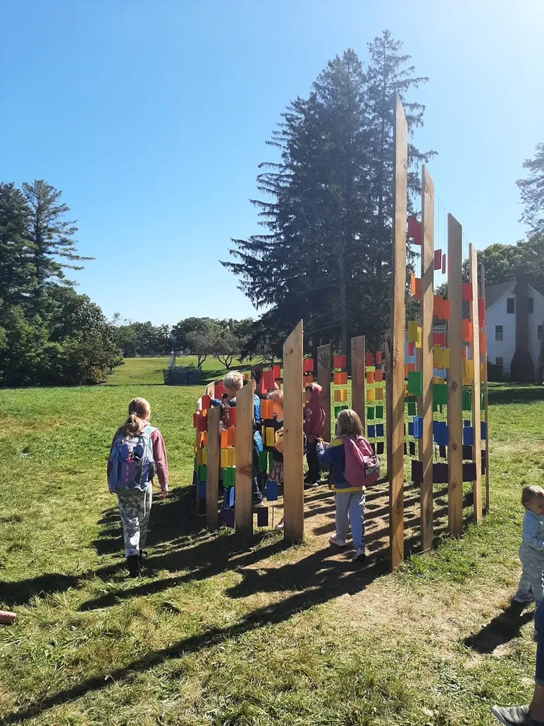 Enjoying with Wooden Tower